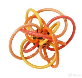 img 3 attached to Manhattan Toy Winkel Sensory Teether Baby & Toddler Toys made as Rattles & Plush Rings