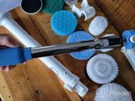 img 1 attached to Clean With Ease: IEZFIX Electric Spin Scrubber With 7 Replaceable Brush Heads For Efficient Bathroom And Shower Cleaning review by Dustin Marshall