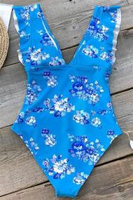 img 3 attached to 👑 Stylish and Chic: CUPSHE Womens Royal Elegance Swimsuit - Women's Clothing