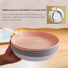 img 2 attached to Unbreakable & Safe: Discover Greenandlife'S 9.3Inch PP Plates For Your Family