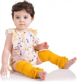 img 2 attached to Adorable juDanzy Baby Leg Warmers 👶 - 3 Pairs for Girls: Newborn to Child