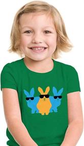 img 1 attached to Bunnies Shades Hipster T Shirt for Boys - TeeStars Kids' Clothing Collection in Tops, Tees & Shirts