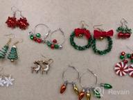 img 1 attached to YANCHUN Christmas Earrings for Women: Festive Santa Candy Deer Stud Earrings - Teen Girls Gift, Christmas Tree Claus Drop Earrings review by Sherri Williams