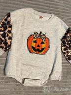 img 1 attached to Adorable Baby Halloween Outfit - Pumpkin Sweatshirt Romper, Long Sleeve Onesie & More! review by Shakim Yates
