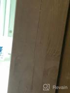 img 1 attached to SMARTSTANDARD 42x84 Sliding Barn Door Kit: DIY Unfinished Solid Spruce Wood Panelled Slab, K-Frame, Natural Finish - Includes 7ft Hardware & Handle review by James Bull