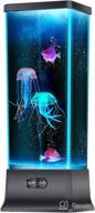 🎁 color changing electric jellyfish table lamp: perfect gift for kids, men, women - ideal mood night light for home room decor during holiday parties & christmas - top gift for her, him! логотип