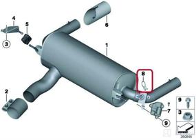 img 2 attached to 🔧 CANTONDZ Actuator Fixing Clip for BMW Exhaust Control Valve - Compatible with 1, 2, 3, 4, and 5 series