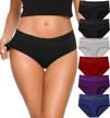 annemy women's cotton underwear with lace waistband - full coverage, no show lines, and no muffin top logo