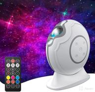 🌌 cordless adjustable led laser galaxy projector: airsee star projector with remote control & timer - ideal party, gaming room, and bedroom decor gift logo