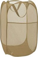 удобная и прочная корзина для белья из всплывающей сетки larpur - складная и портативная логотип