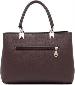 img 2 attached to Dreubea Handbag Shoulder Leather Crossbody Women's Handbags & Wallets - Totes