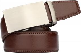 img 3 attached to Lavemi Men'S Real Leather Ratchet Dress Belt, Cut To Exact Fit With Elegant Gift Box - SEO Optimized