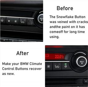 img 3 attached to Revamp Your BMW'S Climate Control With Jaronx Snowflake Button - Compatible With X5 E70 & X6 E71 - 1 Piece Pack