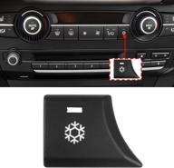 revamp your bmw's climate control with jaronx snowflake button - compatible with x5 e70 & x6 e71 - 1 piece pack logo