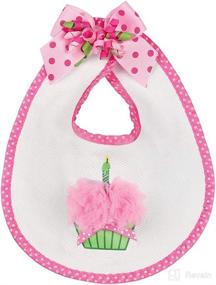 img 3 attached to 🎂 Bearington Baby Her 1st Birthday Outfit Bib With Cupcake - Adorable & Practical Gift