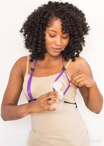 img 2 attached to LactaMed Simplicity Hands Free Pumping Bra Kit 🍼 -2pk (Purple): Convenient Breast Pump Accessory for Busy Moms