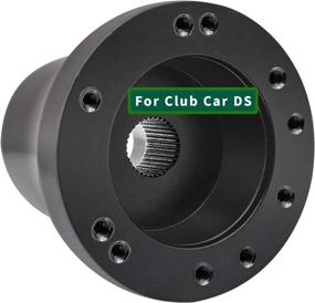 img 4 attached to CLUBRALLY Golf Cart Steering Wheel Adapter For Club Car DS-Black