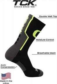 img 1 attached to Get Your Ducks In A Row With TCK NCAA Perimeter Crew Socks For Oregon Fans