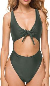 img 4 attached to SARA SWIM Womens Swimsuit Beachwear Women's Clothing at Swimsuits & Cover Ups