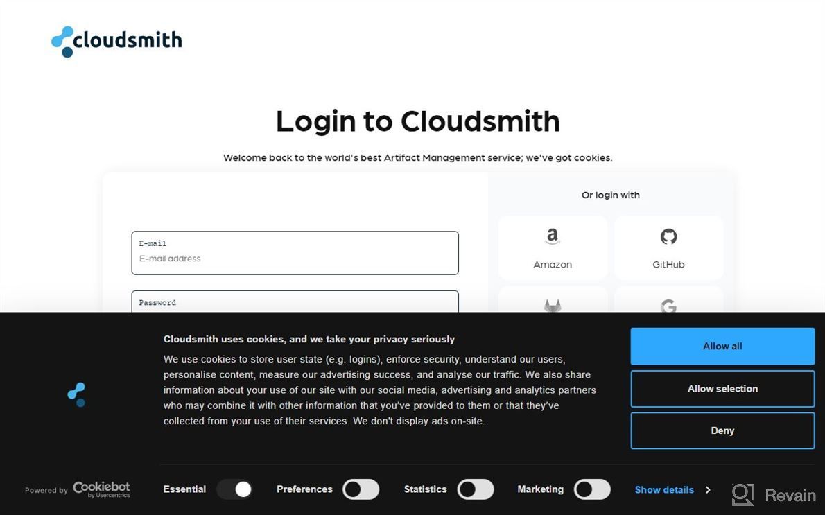 img 1 attached to Cloudsmith review by Aaron Parish