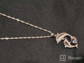 img 7 attached to Mothers Day Gifts for Women: 🐬 925 Sterling Silver Dolphin Necklace with Chain