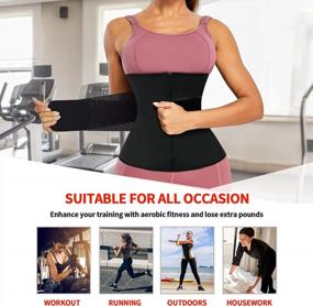 img 1 attached to Get A Slim Waist Instantly With Gotoly Women'S Waist Trainer Corset Cincher Belt!
