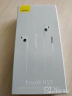 img 3 attached to Baseus Encok H17 Wired Headphones (NGCR020002), 3.5mm, white review by Agata Krupa ᠌