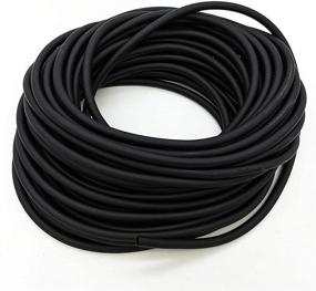 img 1 attached to 🐠 JIH Aquarium Standard 3/16" Flexible Black Airline Tubing with Plastic Connectors – Ideal for Fish Tanks, Terrariums, and Hydroponics