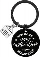 keychain keyring jewelry housewarming memories logo