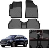 floor mats custom for 2013-2022 buick encore / 2014-2022 chevrolet trax custom fit all-weather floor mat liners front &amp logo