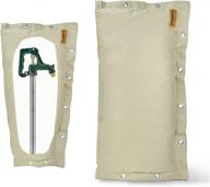 крышки для наружных кранов для зимы, 25 дюймов hx 13 дюймов w dupont insulation faucet protector bag для дворового гидранта, орошения, разбрызгивателя и обратного потока, водонепроницаемая изолированная крышка для тяжелых условий эксплуатации снаружи логотип