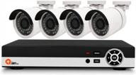 qian cctv kit with 4 cameras, 4 channels, 1080p yao (qkc4d41903) for enhanced seo logo
