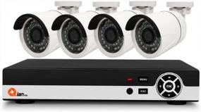 img 2 attached to Комплект видеонаблюдения QIAN с 4 камерами, 4 каналами, 1080P Yao (QKC4D41903) для улучшения SEO