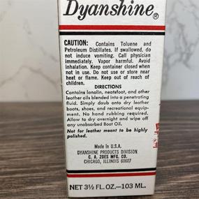 img 2 attached to 🥾 Dyanshine Leather Boot Oil - Premium Shoe and Boot Oil for Preserving, Restoring &amp; Conditioning Dry Leather- Effective Treatment for Shoes, Boots, Couches, Car Seats, Purses, &amp; Jackets - Made in the USA - 5.5oz