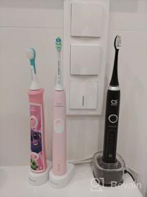 img 10 attached to 🎉 Enhanced Oral Care: Philips Sonicare ProtectiveClean 4300 HX6806/04 Sonic Toothbrush - Lovely Pale Pink Shade