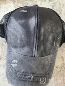 img 4 attached to 🧢 KKMKSHHG Toddler Baseball Distressed Adjustable Boys' Hats & Caps – Optimized for SEO