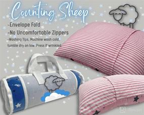 img 2 attached to Stripes 14X19 Pillows Super Pillowcase Machine Hypoallergenic 2 8 Travel Bedding Tilly