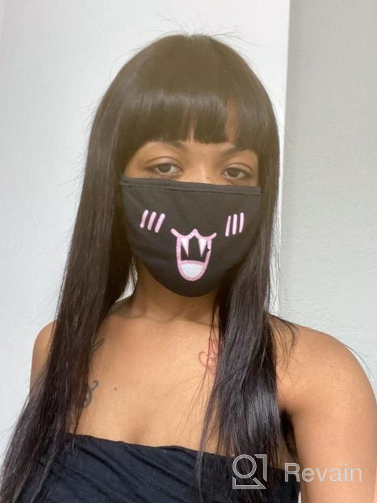 img 1 attached to 👩 Pizazz 9A Lace Front Human Hair Wigs for Black Women - 150% Density Remy Brazilian Straight Human Hair Wigs with Bangs review by Kevin Brianne