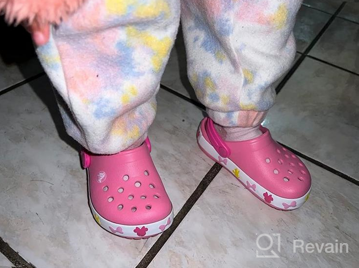 img 1 attached to Crocs Unisex Crocband Mickey Toddler 👟 Boys' Shoes and Clogs: Fun and Comfortable Footwear review by Johnathan Rothstein