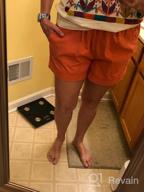img 1 attached to Women'S Summer Casual Shorts With Pockets - ROSKIKI Elastic Waist Comfy Pure Color review by Kyle Costello