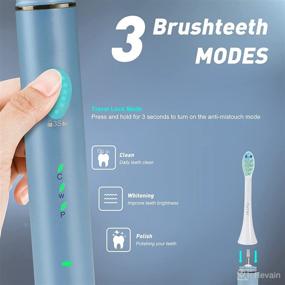 img 1 attached to 🦷 Acklofer Ultrasonic Whitening Rechargeable Toothbrush