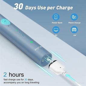 img 2 attached to 🦷 Acklofer Ultrasonic Whitening Rechargeable Toothbrush