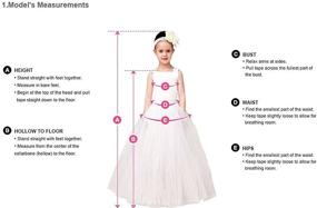 img 1 attached to 👰 Wedding Pageant Dresses for Girls - Floral Print Gowns in Girls' Clothing