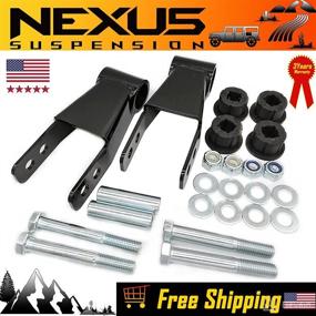 img 3 attached to NEXUS SUSPENSION 2-inch Lift Shackles Leveling Lift Kits for Jeep Cherokee XJ 1984-2001 - Pair of Shackle Lift Kits & Leveling Kits for XJ