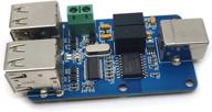 taidacent usb hub isolation module with 4 channel coupling protection board featuring adum3160 isolator logo