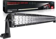 mictuning 50 inches 288w 3b439c curved led work light bar combo off road driving fog light, 24-month warranty logo