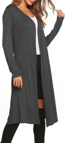 img 2 attached to BLUETIME Duster Cardigans Lightweight Sweaters Women's Clothing : Swimsuits & Cover Ups