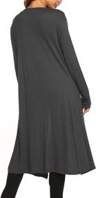 img 1 attached to BLUETIME Duster Cardigans Lightweight Sweaters Women's Clothing : Swimsuits & Cover Ups