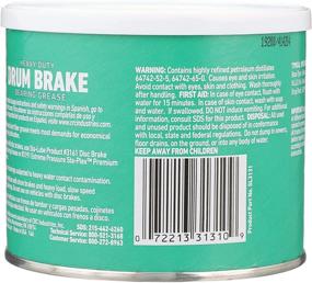 img 3 attached to Sta-Lube SL3131 Heavy Duty Drum Brake Wheel Bearing Grease - Long Lasting 14 wt. oz Semi-Solid to Solid Grease in Dark Amber