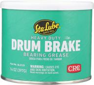 sta-lube sl3131 heavy duty drum brake wheel bearing grease - long lasting 14 wt. oz semi-solid to solid grease in dark amber logo